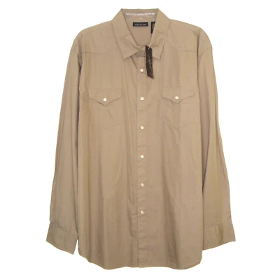 NEW! Structure Men's Pearl Snap Long Sleeve Embroidered Western Shirt Size XL - Image 1 of 4