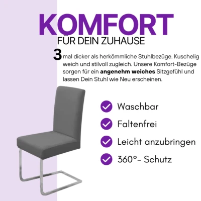 Stuhlhussen Schwingstuhl Stuhlbezüge - Bild 1 von 4