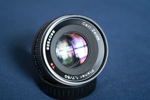 Contax Carl Zeiss Planar f/1.7 50mm T* AEJ Lens - Picture 1 of 13