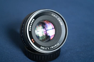 Contax Carl Zeiss Planar f/1.7 50mm T* AEJ Lens - Image 1 of 4