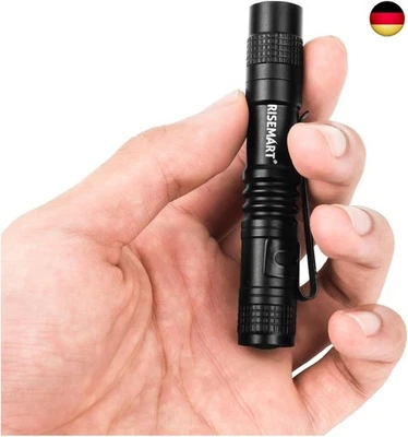 Taschenlampe Kleine RISEMART EDC Superhelle Mini Schlüsselanhänger Taschenlampe
