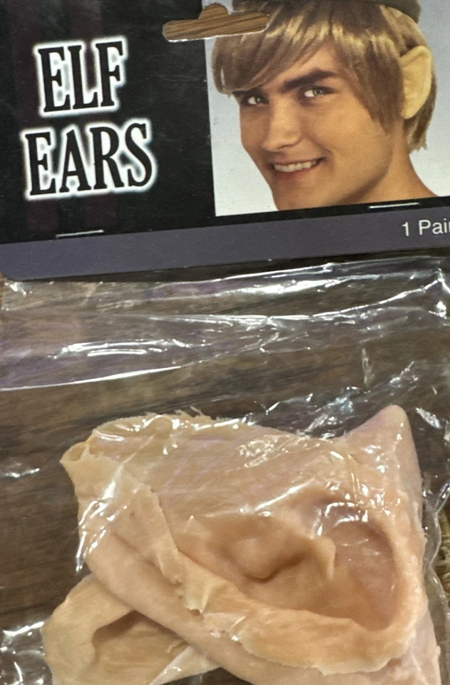 Orejas de Elfo Talla Única Rubíes 1 Par Accesorio de Disfraz de Vestir Foto 1 de 2