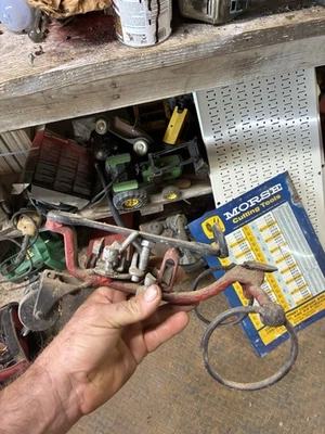 Vintage  Handmade  Metal Tractor Farm Tools - Image 1 of 4