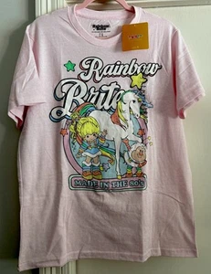 Rainbow Brite made in the 80’s pink short sleeve women’s size large t-shirt new - Picture 1 of 5