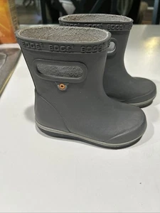 Paludi Bambini Taglia 7 Grigio Gomma Impermeabile  - Foto 1 di 7