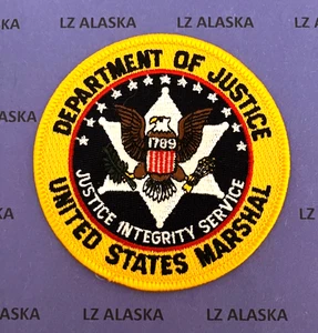 U.S. MARSHAL (USMS) LOGO 3.5" PATCH (PD10) FULL COLOR - Picture 1 of 3