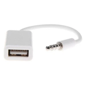 3 .5mm USB Zu Audiokabel Weiblicher Konverter 3,5-mm-Autokonverter - Afbeelding 1 van 6
