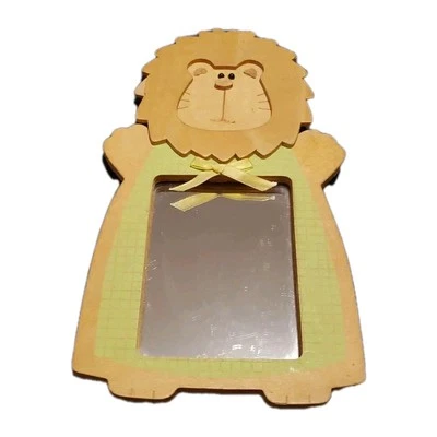 Vtg 1984 Mattel Lion Small  Mirror Freestanding Or Wall Hanging Jungle - Image 1 of 4