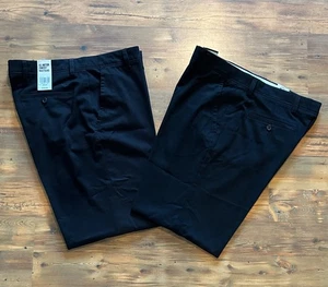 DOCKERS - 2 PARES - PANTALONES - CHINOS - NEGRO - NUEVO CON ETIQUETAS - 36x30 - Imagen 1 de 7