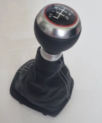 Original Audi A3 S3 8P NEU Tuning Schaltknauf S-line Sportback Knauf Leder 6Gang - Bild 1 von 3