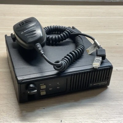 Motorola Max Trac 50 VHF D43MJA7304BK 45 Watts With Motorola Mic/JUA932 - Image 1 of 4