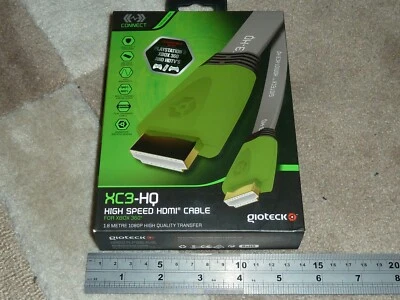 PLAYSTATION 3 PS3 XBOX 360 HDMI CABLE 1.8 metre BRAND NEW! FULL HD 1080p XC3-HQ  - Image 1 of 2