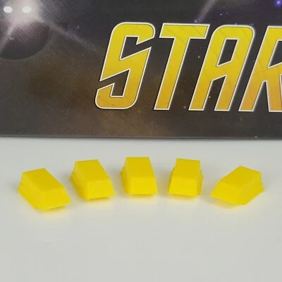 5 piezas de repuesto para juego de mesa Hasbro 2016 Star Trek Risk, transbordadores amarillos Foto 1 de 4