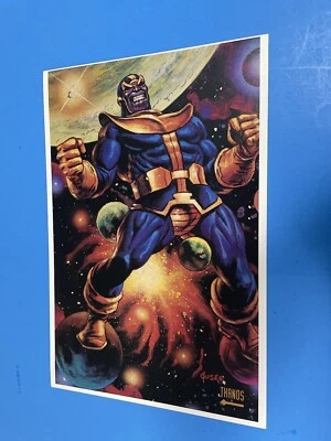 PÓSTER PIN UP DE LOS CÓMICS DE MARVEL THANOS AVENGERS JOE JUSKO NUEVO. Foto 1 de 3