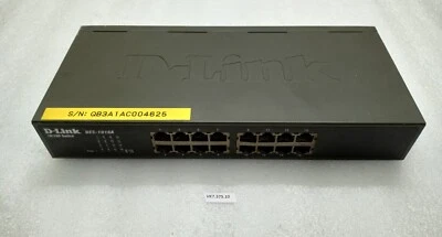 D-Link DES-1016A 16 Port 10/100 Schalter Ies 1016AE B1G QB3A1ACOO4625 - Bild 1 von 4