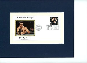 Peso Pesado Champ Rocky Marciano y Cubierta del Primer Día de su propio sello - Imagen 1 de 1