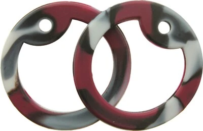 ARMYU Military Dog Tag Silencers Silicone Round Rubber Army Dogtag Silencers Set - Image 1 of 2