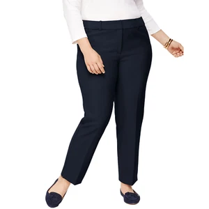 Talbots Plus Size Hampshire Ankle Pants - Solid - Bild 1 von 4