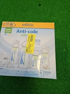 Dr Browns Anti-Colic Options + 4-Pack Wide-Neck Bottle Essentials. - Picture 1 of 2