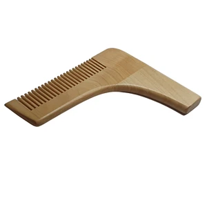 Wooden Beard Comb & Shaping Tool | Natural Beard Grooming for Men UK - Picture 1 of 6