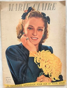 MARIE-CLAIRE n° 146 du 15 Décembre 1939 ancienne revue mode chapeau pour femme - Picture 1 of 3