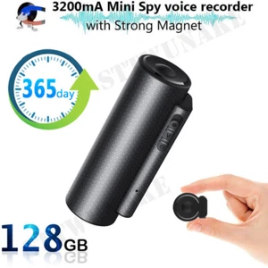 500 hours recording Mini voice activated recorder hidden spy listening device - Imagen 1 de 10