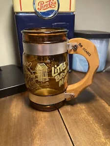 Vintage Lake Of The Ozarks Missouri Souvenir Shot Glass Little Brown Mug Handle - Picture 1 of 9