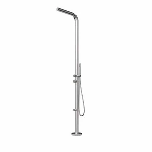 Designer Gartendusche Außendusche aus V4A / 316 Edelstahl Modell "NALU" - Bild 1 von 10
