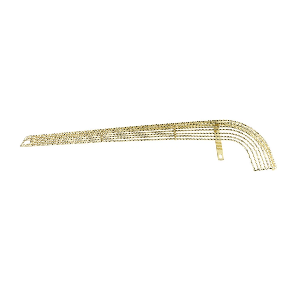 OG LOWRIDER LUCKY 7 TWISTED STYLE CHAIN GUARD IN GOLD FOR 26" BIKES - Image 1 of 1