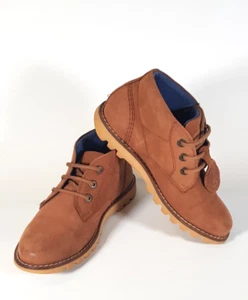 Boys Lace Up Ankle Boots Kickers Suede UK Kids 14 EU 33 Desert Boots - Picture 1 of 10