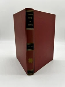 Who's Who In Music 1976 1977 Third Edition Randall Publishing Company Hardcover - Imagen 1 de 7