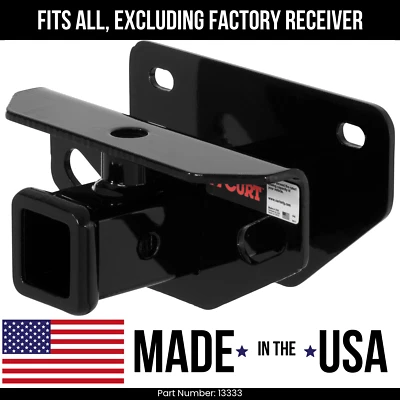 For 2010-2010 Dodge Ram 1500 Trailer Hitch Exc factory receiver Curt 13333 Tow - Image 1 of 4