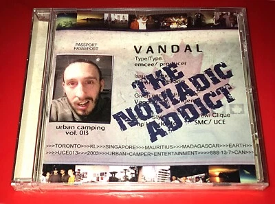 VANDAL - THE NOMADIC ADDICT CD  - Image 1 of 2