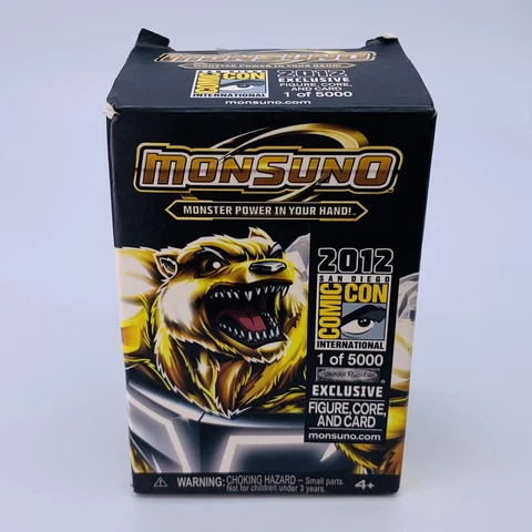 2012 Jakks Pacific MONSUNO Figure Core & Card Exclusive San Diego Comic Con New Cover