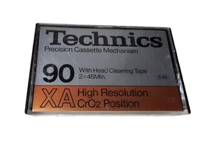 Cinta de casete cromada Technics RT-90XA audio en blanco 90 min tipo II JAPÓN - Imagen 1 de 3