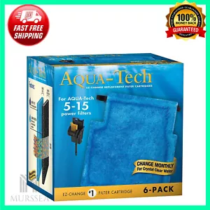 AQUA-TECH EZ-Change #1 Filter Cartridge for 5-15 Filters, 6 Pack Blue 6-Pack - Picture 1 of 8