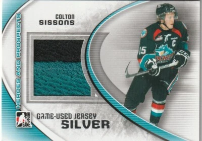 COLTON SISSONS 2011-'12 HEROES & PROSPECTS GU JERSEY - SILVER - Image 1 of 2