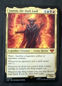 Magic the Gathering Sauron, The Dark Lord Mythic LegendaryCreature from LOTL - Picture 1 of 1
