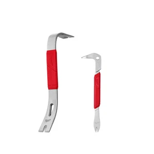 Milwaukee 12-inch Pry Bar and 9-inch Finish Nail Puller Set (2 Piece) 48-22-9034 - Picture 1 of 9