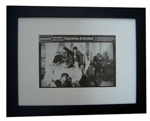 OASIS+CIGARETTES+QUALITY FRAMED ORIGINAL MUSIC PRESS AD 1994+EXPRESS WORLD SHIP - Imagen 1 de 7