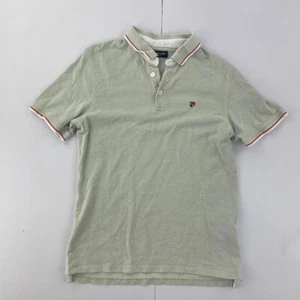 JACK & JONES Polo Medio Verde Para Hombre Manga Corta Liso Pequeño Logo - Imagen 1 de 13