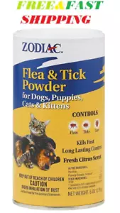 Zodiac Flea & Tick Powder for Dogs, Puppies, Cats & Kittens beige Small - Picture 1 of 1