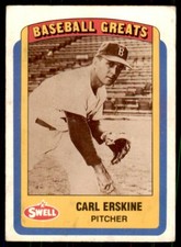 1990 Swell Baseball Greats #36 Carl Erskine 99U5Yq