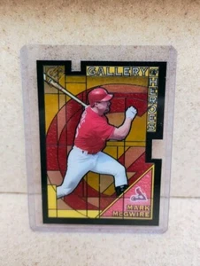 2000 Topps Gallery of Heroes acetato troquelado #GH5 Mark McGwire GOAT - Imagen 1 de 4