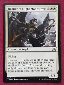 Magic The Gathering SHADOWS OVER INNISTRAD REAPER OF FLIGHT MOONSILVER card MTG - Picture 1 of 2