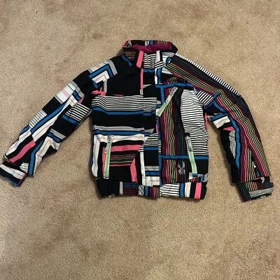 Chaqueta de esquí multicolor Spyder Lola para niña talla 10. Falta sudadera con capucha Foto 1 de 4