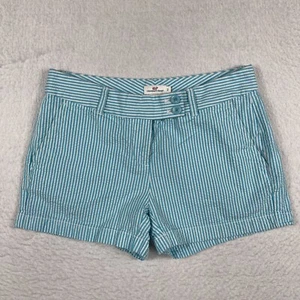 Vineyard Vines Shorts Womens 2 Blue Striped Seersucker Casual Vacation Travel - Picture 1 of 20
