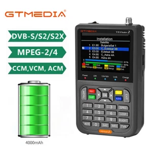 GTMEDIA V8 DVB-S/S2/S2X Satellite Digital TV Signal Finder Meter CVBS HDMI WIFI - Picture 1 of 12