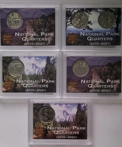 2015,2016,2017,2018  National parks quarters six BU Gems - Picture 1 of 7