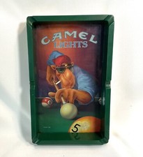 Vintage 1992 Joe Cool Camel Lights Cigarette Billiard Pool Table Ashtray